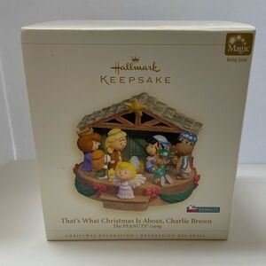 Hallmark ornament, That’s What Christmas Is About, Charlie Brown, 2006 musicial
